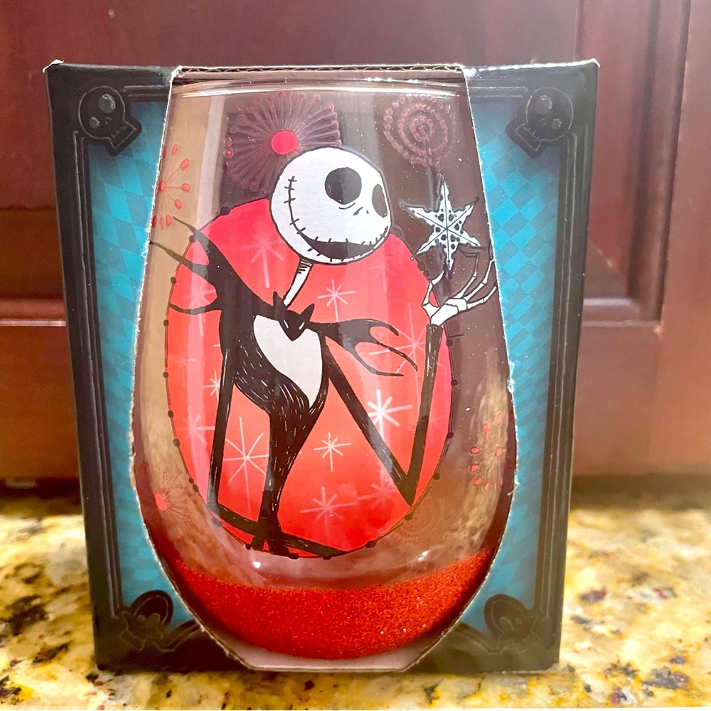 Disney Tim Burton’s The Nightmare Before Christmas Tear Drop Glass 20 oz